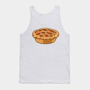 Pie cartoon illustration Tank Top